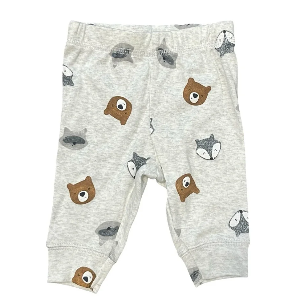 NWT Carters Just One You Baby 3-Piece Bear Hoodie Bodysuit Pants Set‎ 3M